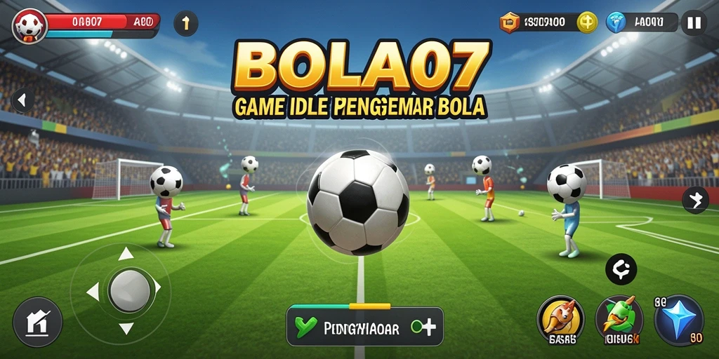 Tampilan gameplay menarik di BOLA07 dengan strategi dan manajemen tim.