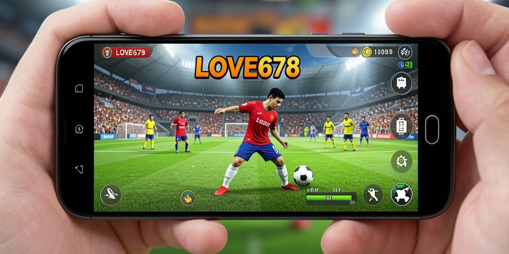 Tampilan gameplay dari LOVE678 yang penuh action dan seru.