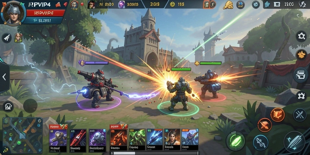 Gameplay mendebarkan dalam RPVIP4 dengan strategi yang menantang.