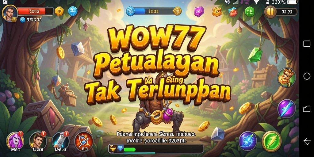 Screenshot menunjukkan gameplay menarik dari petualangan seru WOW77.