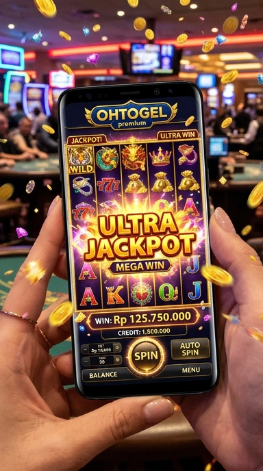 Tampilan utama aplikasi ohtogel dengan fitur menarik.