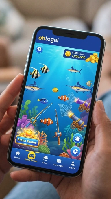 Fitur eksplorasi aplikasi dalam ohtogel yang user-friendly.